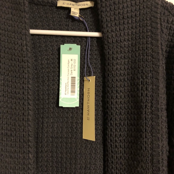 Tabatha Waffle Knit Cocoon Cardigan 